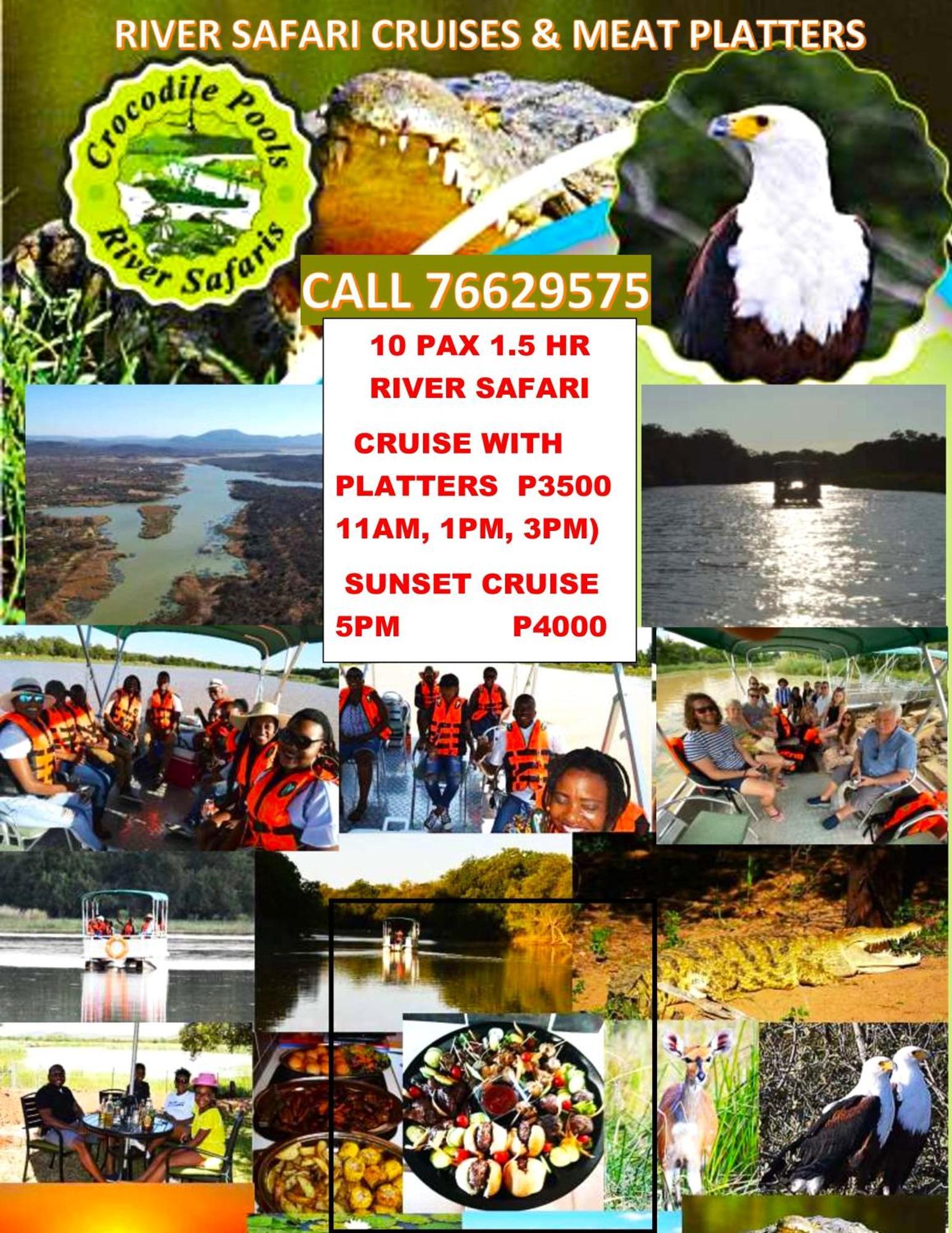 Crocodile Pools River Safaris Gaborone Eksteriør billede
